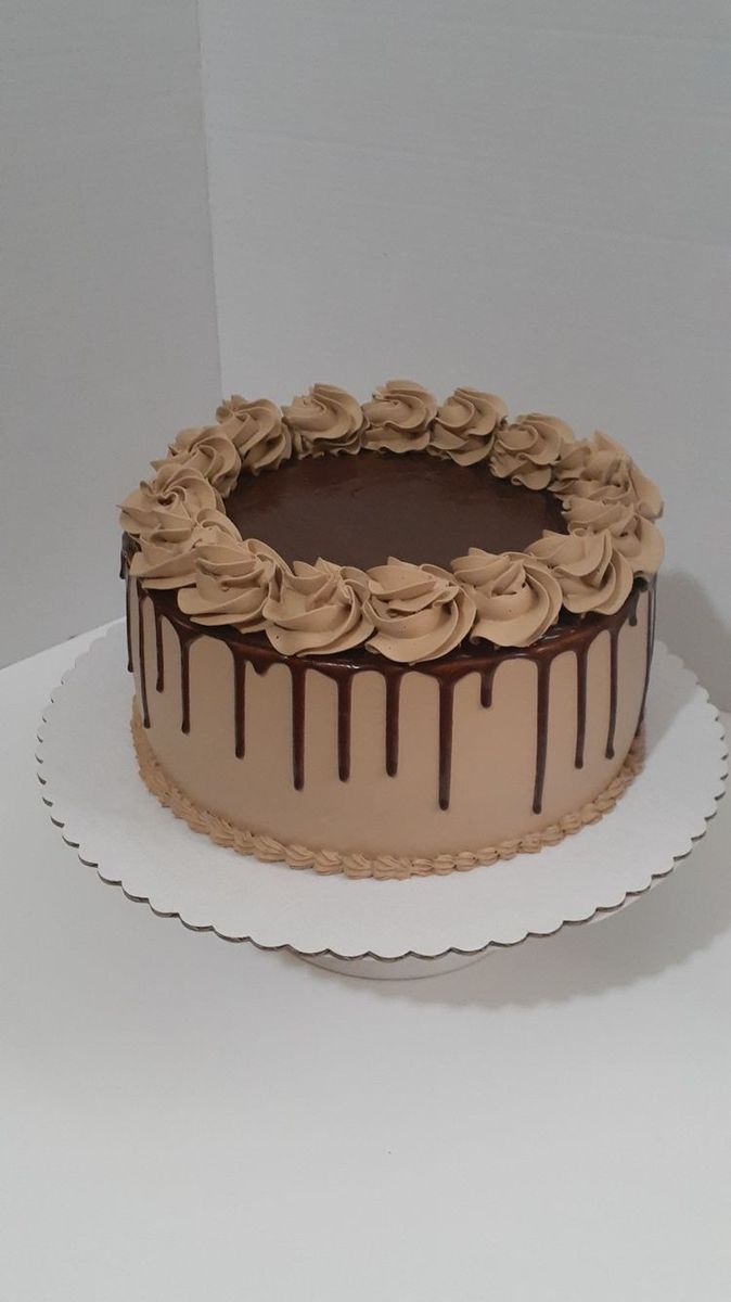 Mocha Rosette Drip
